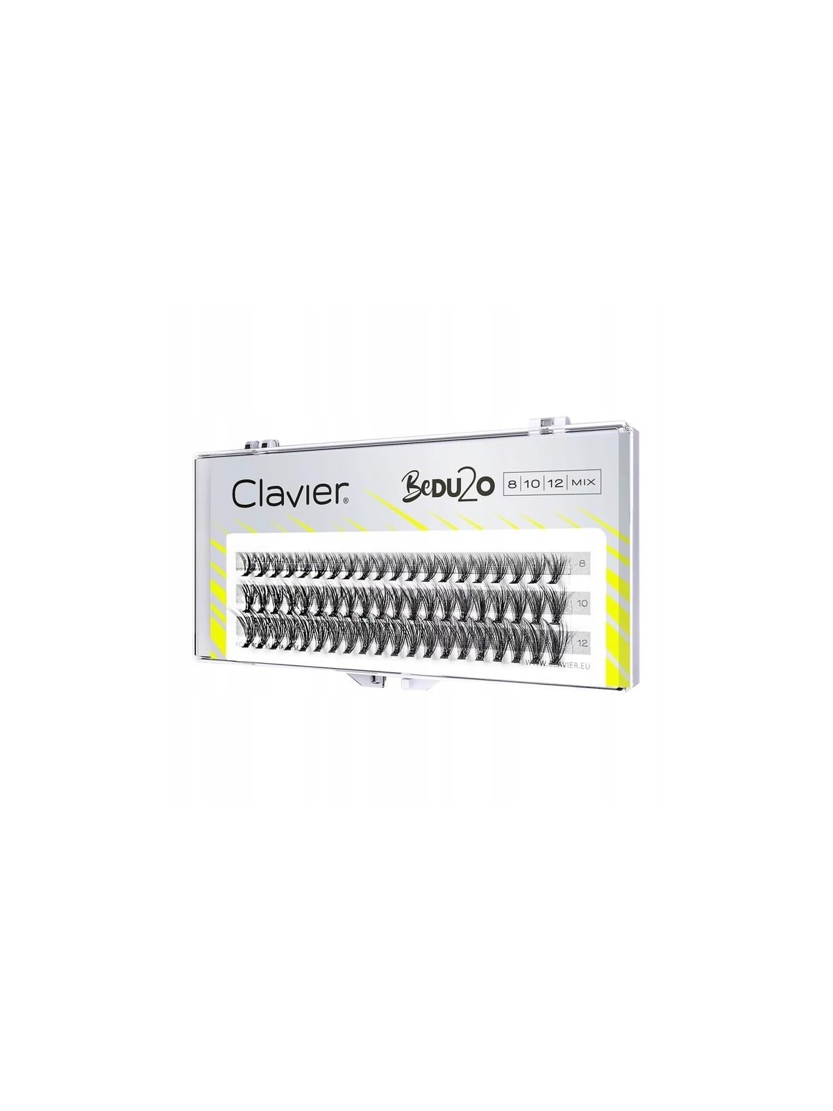 CLAVIER BeDU2O Ciuffi di ciglia Doppio Volume Mix 81012mm