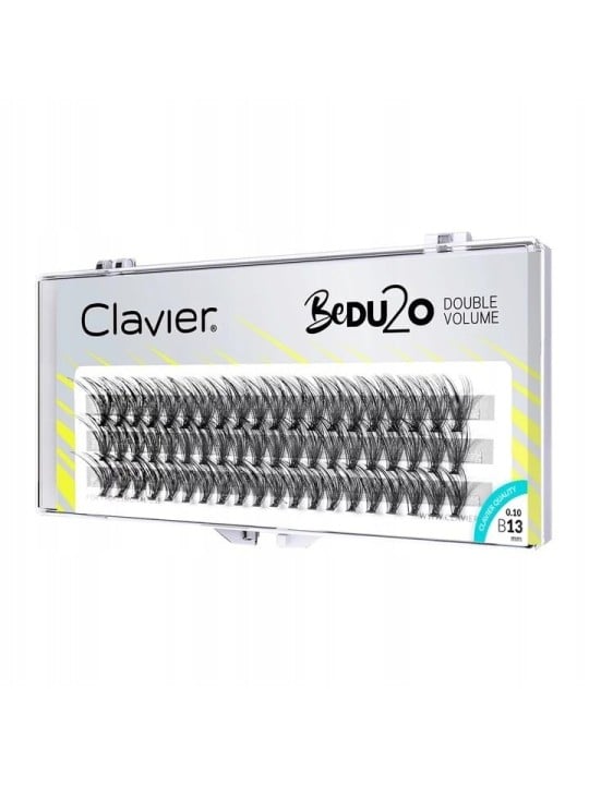CLAVIER BeDU2O Ciglia Doppio Volume 13mm