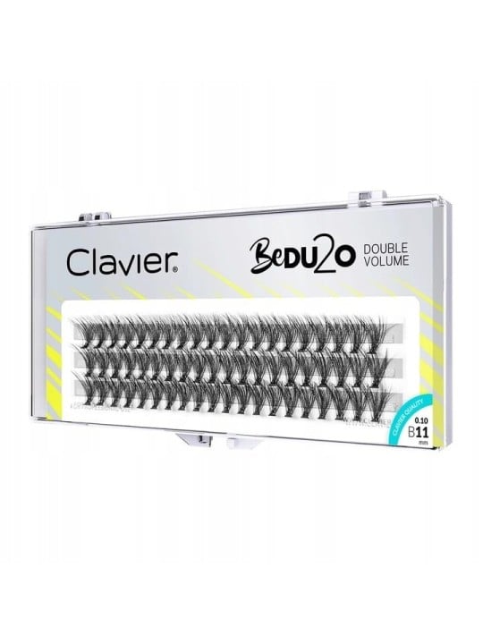 CLAVIER BeDU2O Ciglia Doppio Volume 11mm