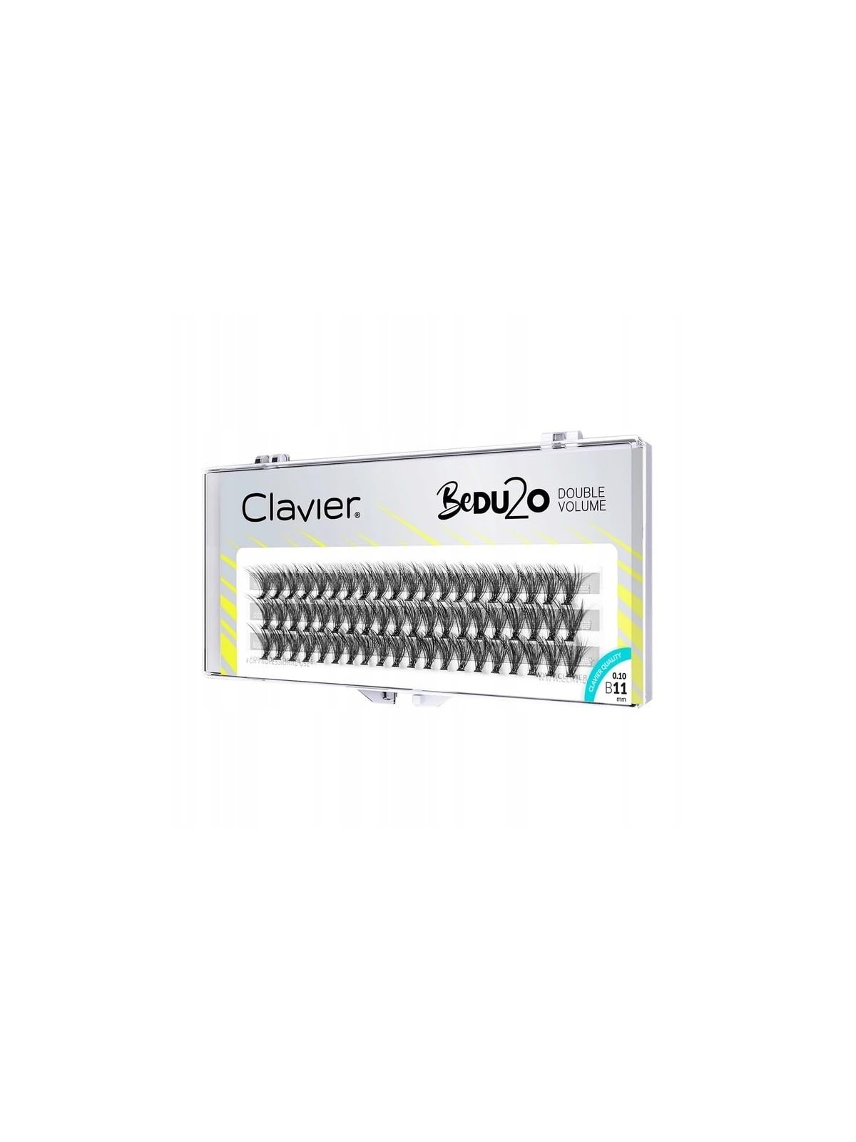 CLAVIER BeDU2O Ciglia Doppio Volume 11mm