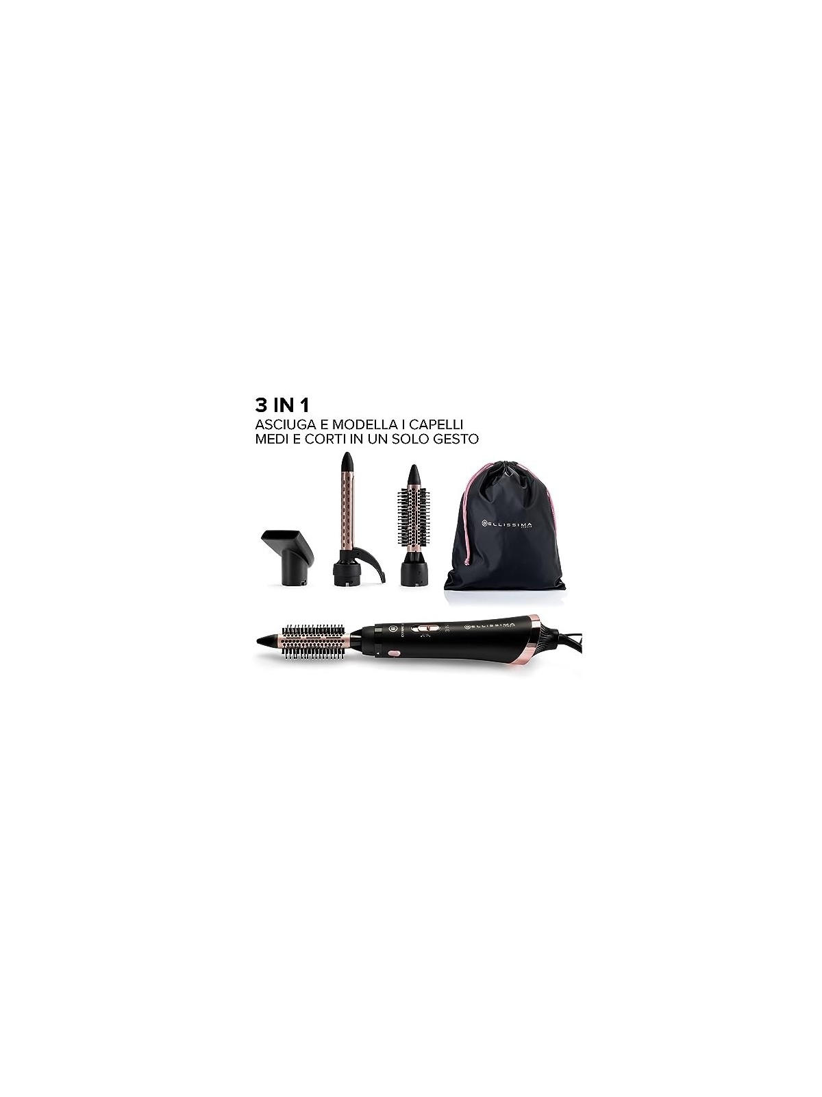 Bellissima Ceramic Air 3 in 1 Ferro arricciacapelli ad aria calda donna