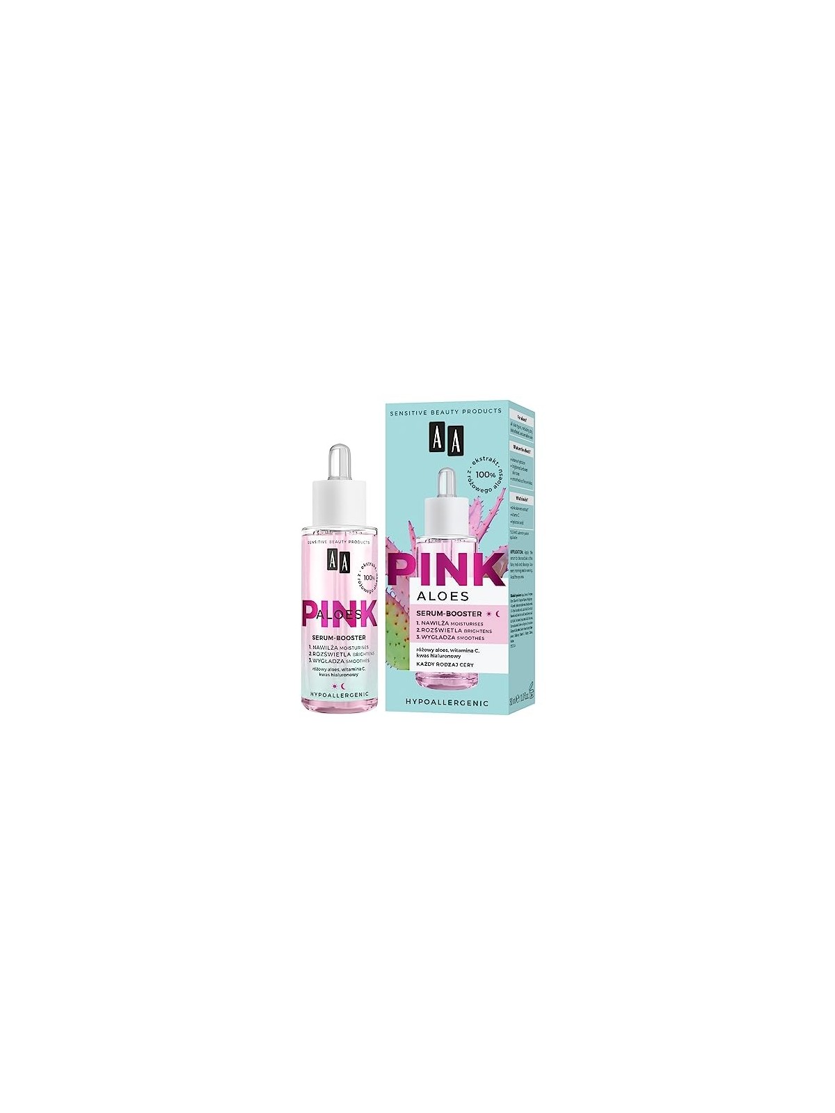 AA Aloes Siero viso rosa 30ml
