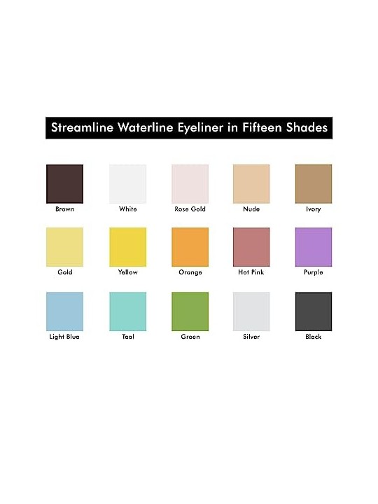 Revolution Make Up STREAMLINE EYELINER matita per la rima interna degli occhi nero 13 gr donna