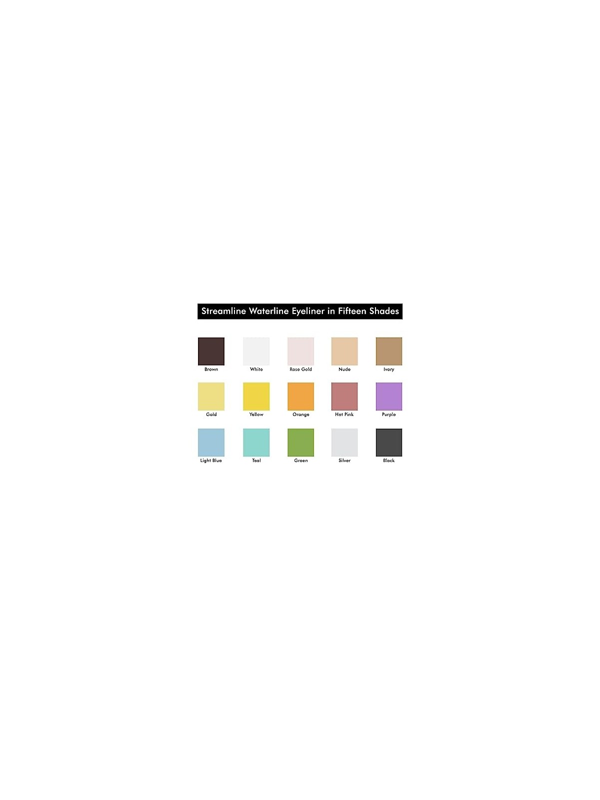 Revolution Make Up STREAMLINE EYELINER matita per la rima interna degli occhi nero 13 gr donna