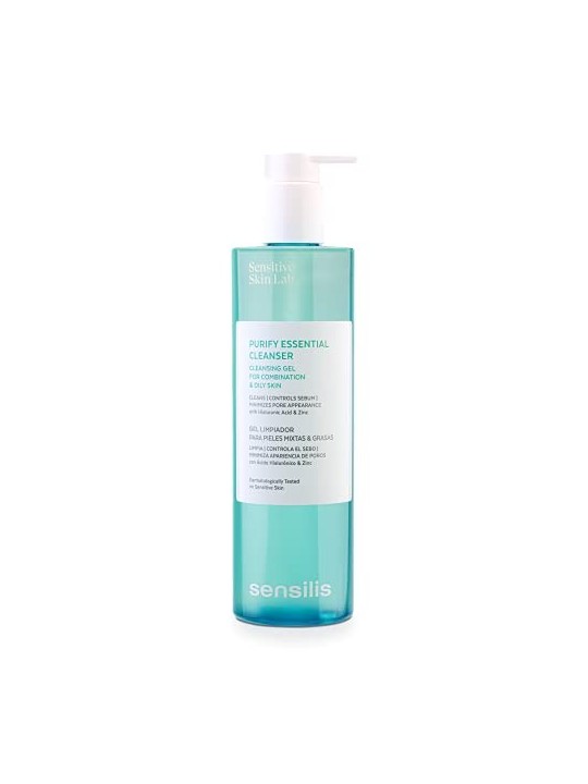 Sensilis PURIFY ESSENTIAL CLEANSER gel detergente 2 x 400ml donna