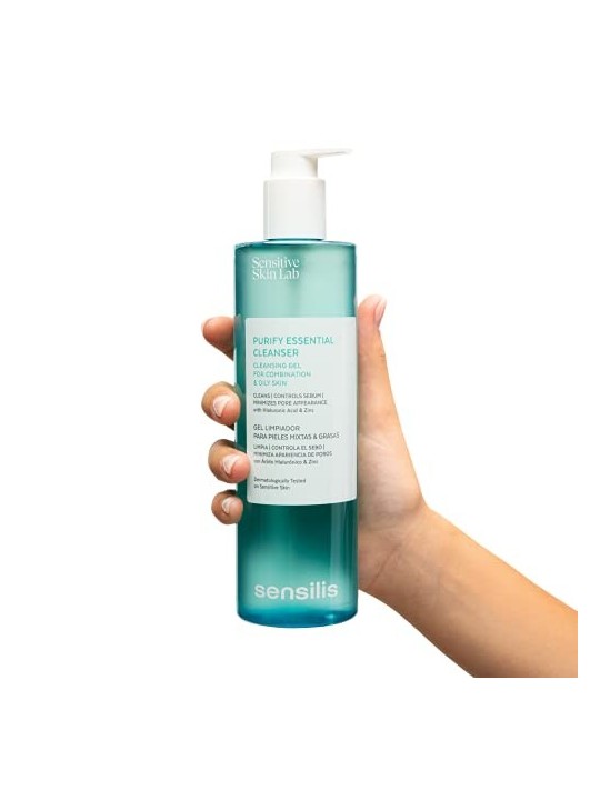 Sensilis PURIFY ESSENTIAL CLEANSER gel detergente 2 x 400ml donna