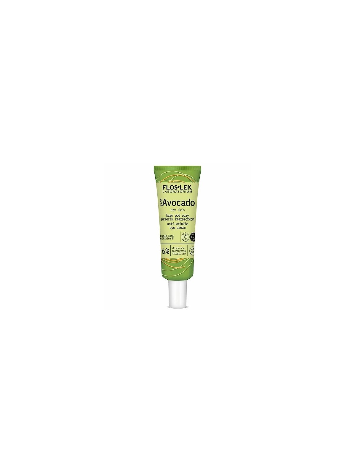 FLOSLEK Crema contorno occhi antirughe ricca di avocado