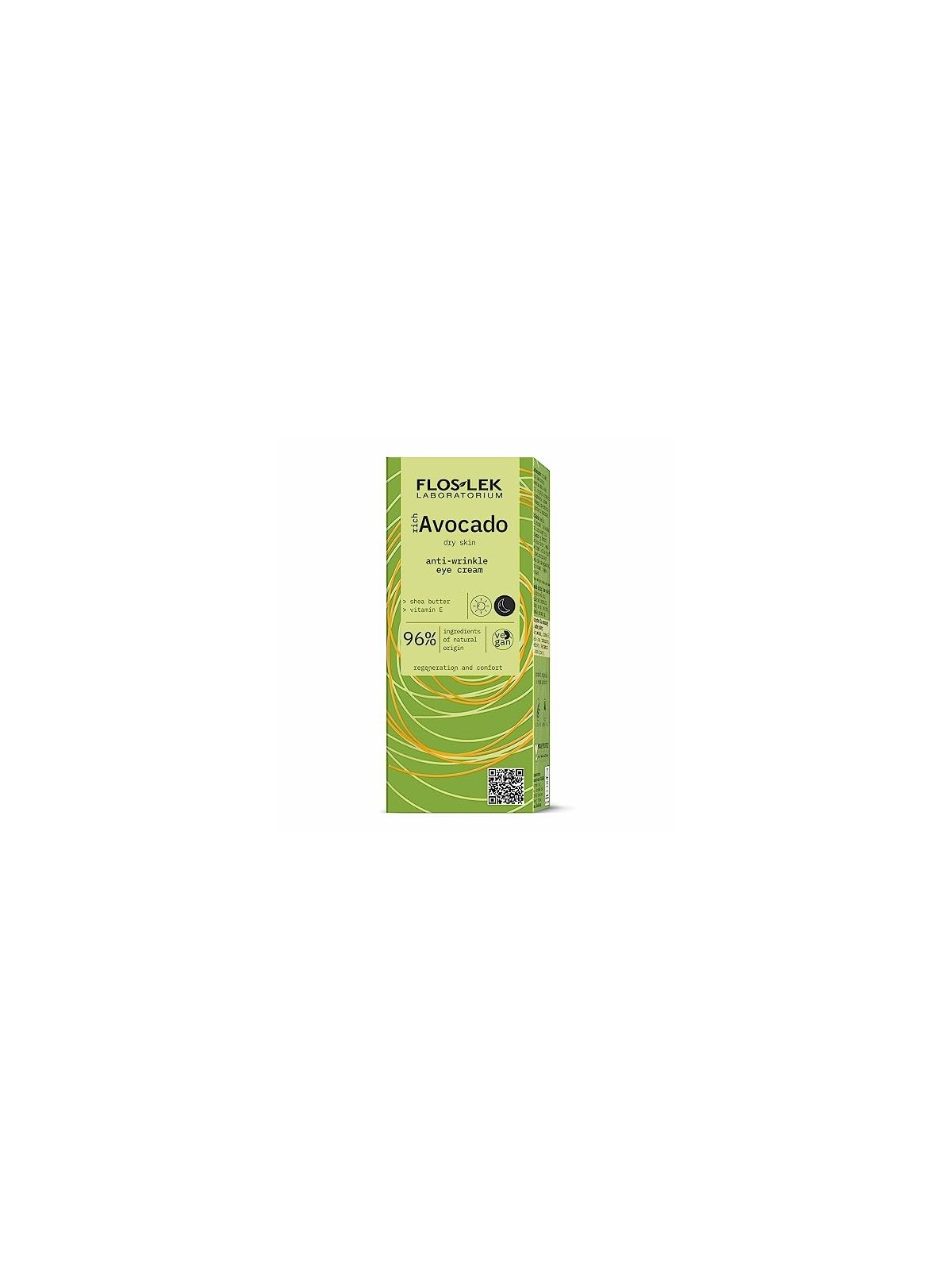 FLOSLEK Crema contorno occhi antirughe ricca di avocado