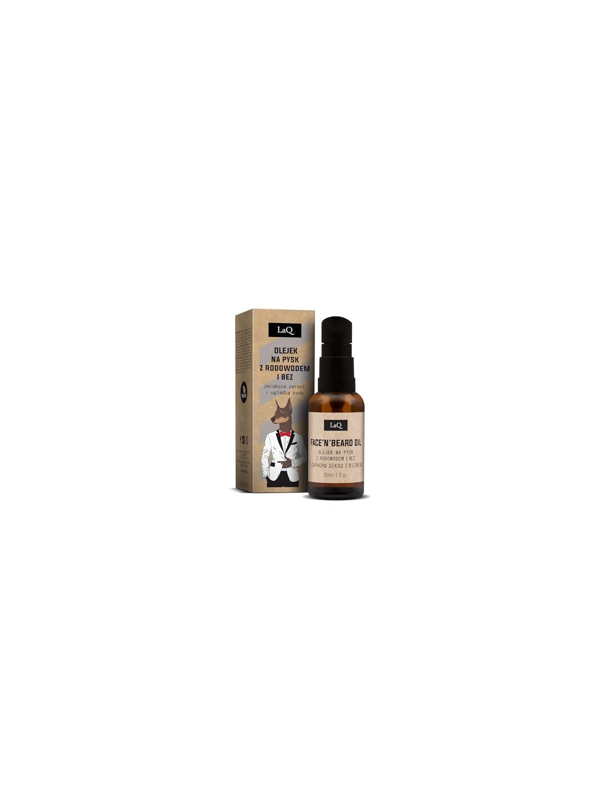 Olio per museruola LAQ con e senza pedigree 30ml