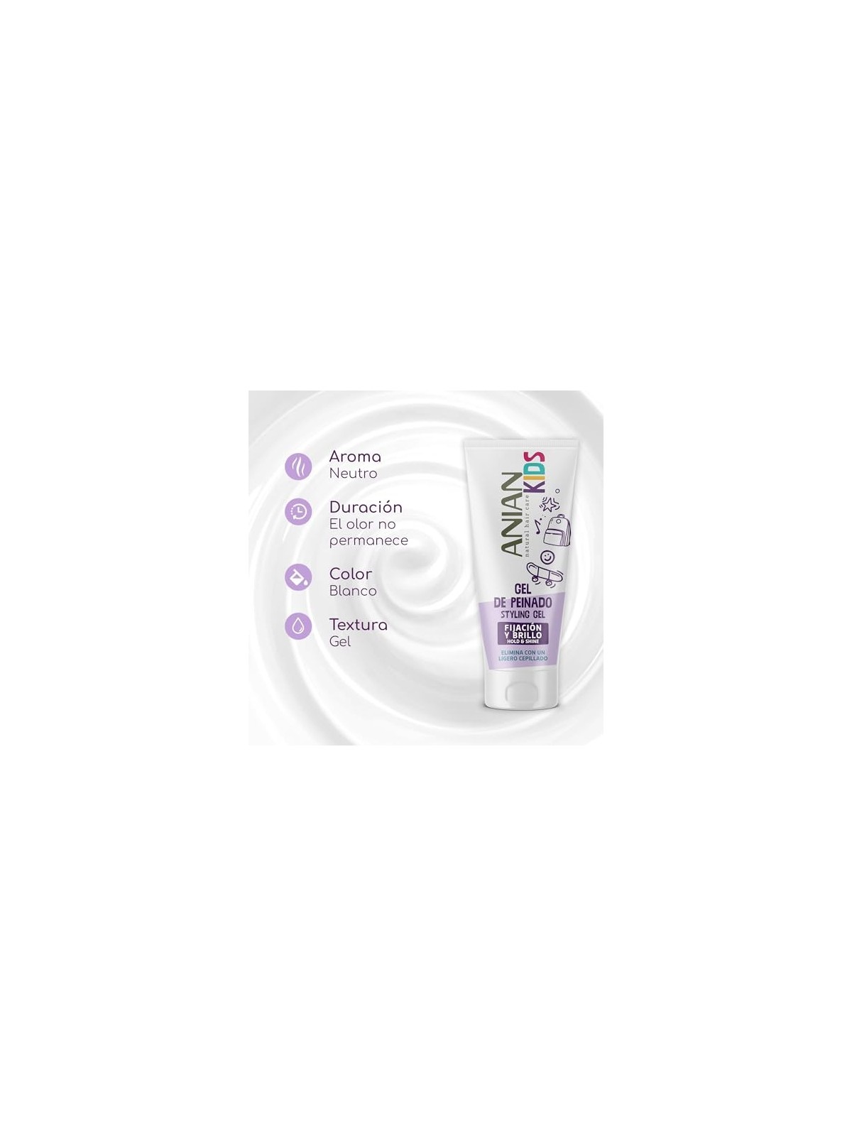 Anian ANIAN KIDS gel per lo styling 250ml unisex