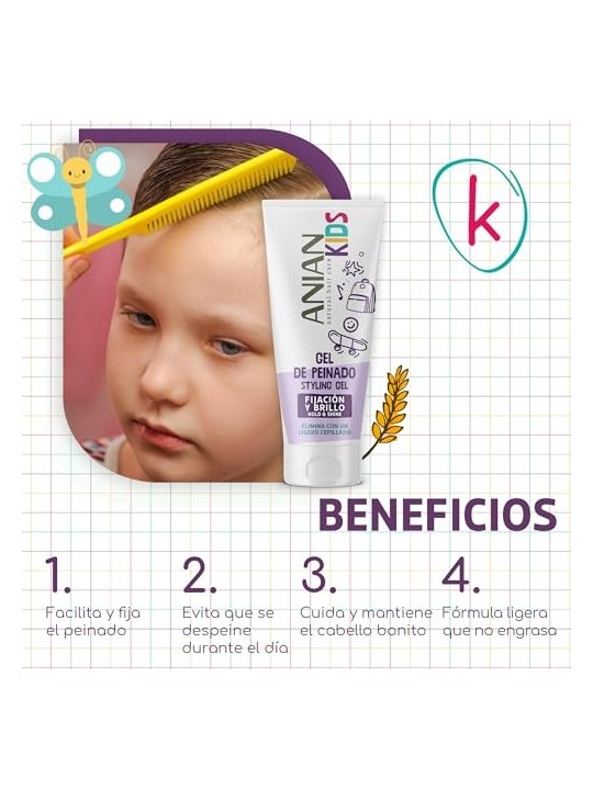 Anian ANIAN KIDS gel per lo styling 250ml unisex