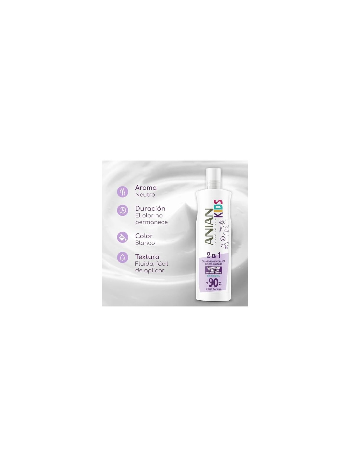 Anian ANIAN KIDS shampoo 2 in 1 400ml unisex