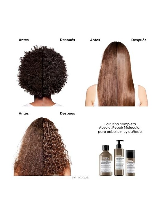 Shampoo professionale L'Orï¿½ï¿½al Paris ABSOLUT REPAIR MOLECULAR 300ml