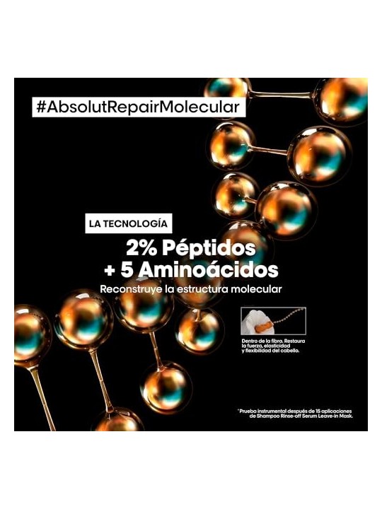 Shampoo professionale L'Orï¿½ï¿½al Paris ABSOLUT REPAIR MOLECULAR 300ml