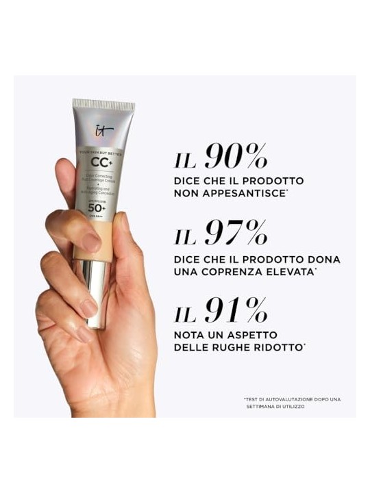 CC crema fondotinta SPF50 chiaro unisex