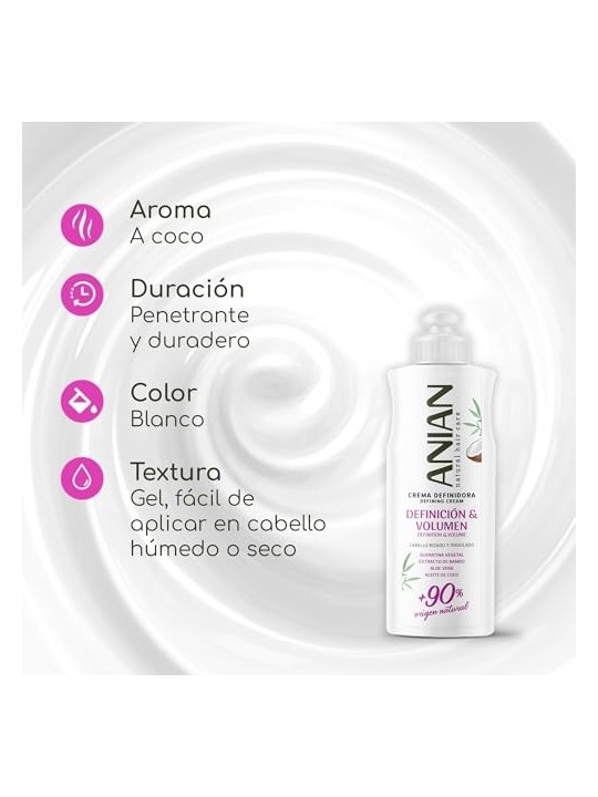 Anian DEFINITION e VOLUME Crema Definizione Ricci 250ml Donna