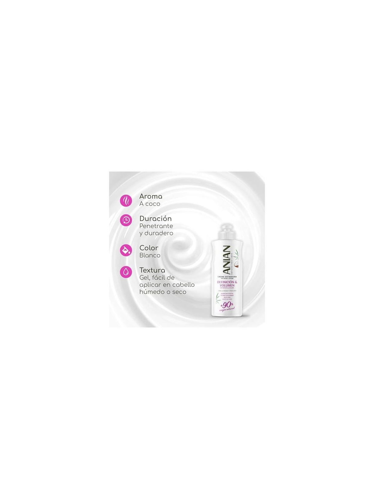 Anian DEFINITION e VOLUME Crema Definizione Ricci 250ml Donna