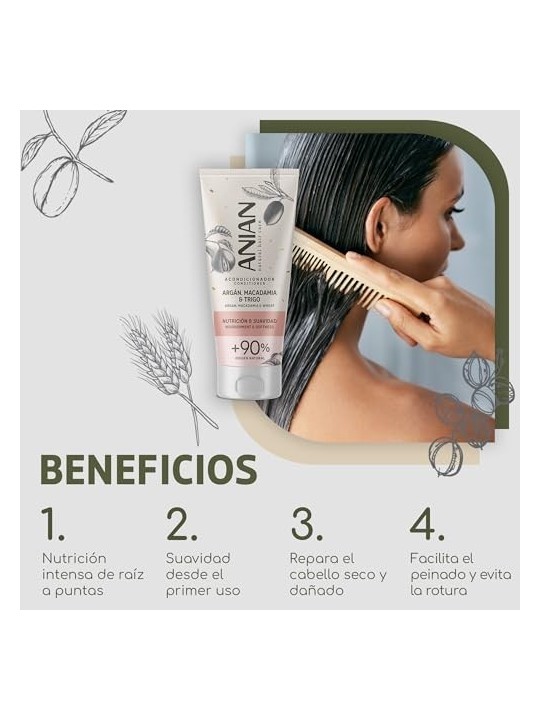 Anian ARGAN MACADAMIA e GRANO 250ml Balsamo