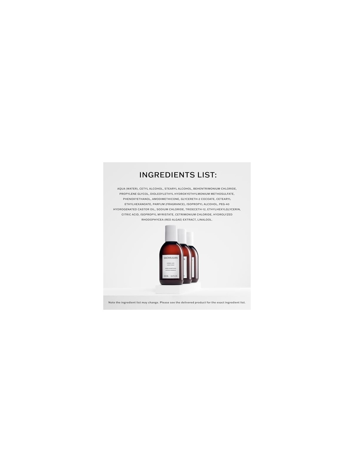 Sachajuan Balsamo per capelli normali Balsamo donna 990ml