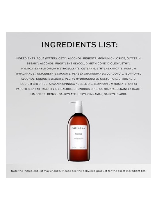 Sachajuan Balsamo Idratante capelli danneggiati Balsamo idratante donna 990ml