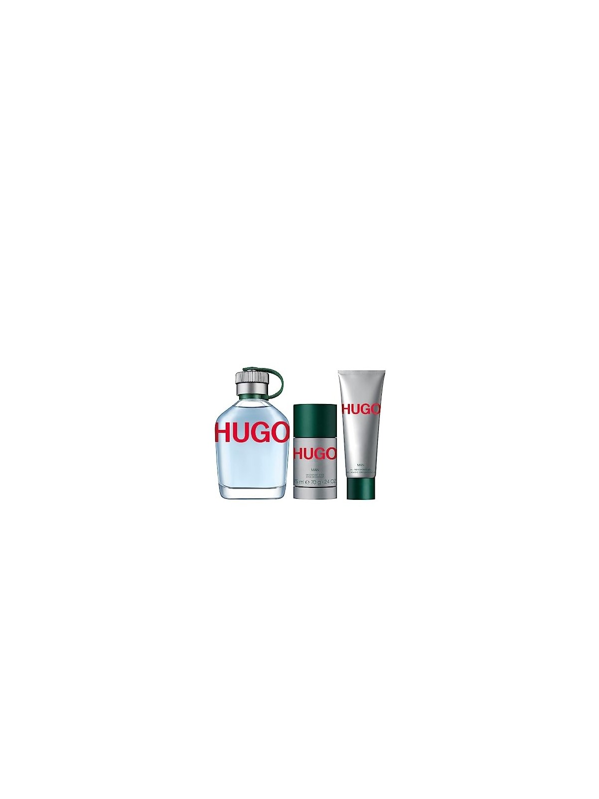 Hugo Boss Hugo Man Giftset 250ml eau de toilette Spray 125ml-Deo Stick 75gr-Shower Gel 50ml