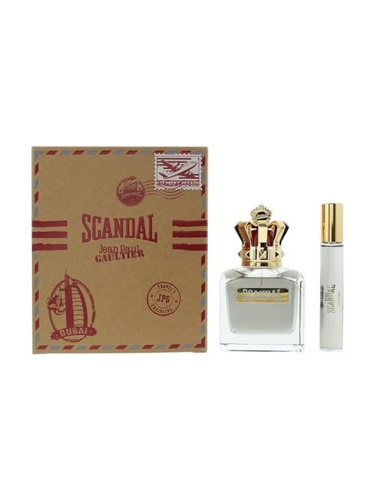 Jean Paul Gaultier Cofanetto regalo Scandal Pour Homme eau de toilette 100 ml e 20 ml uomo