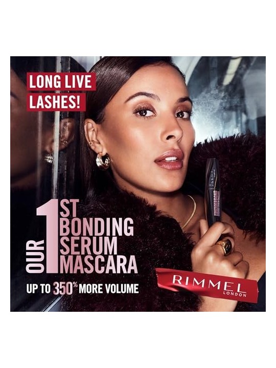 Rimmel Wonder'Bond Bonding Serum Mascara 11 ml donna 001 Black