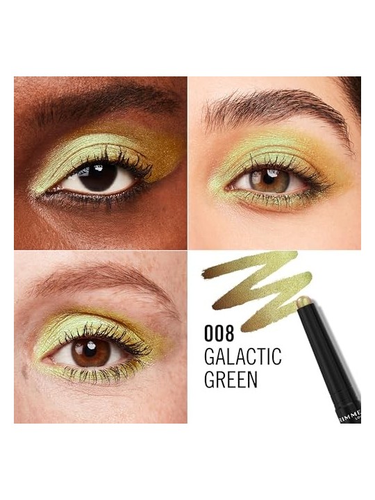 Ombretto Stick Rimmel WonderLast 164 g donna 008 Galactic Green