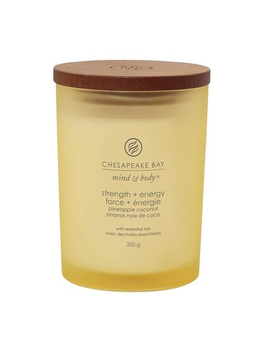 Chesapeake Bay Candela Tumbler Forza Energia Media Profumata Unisex 250g