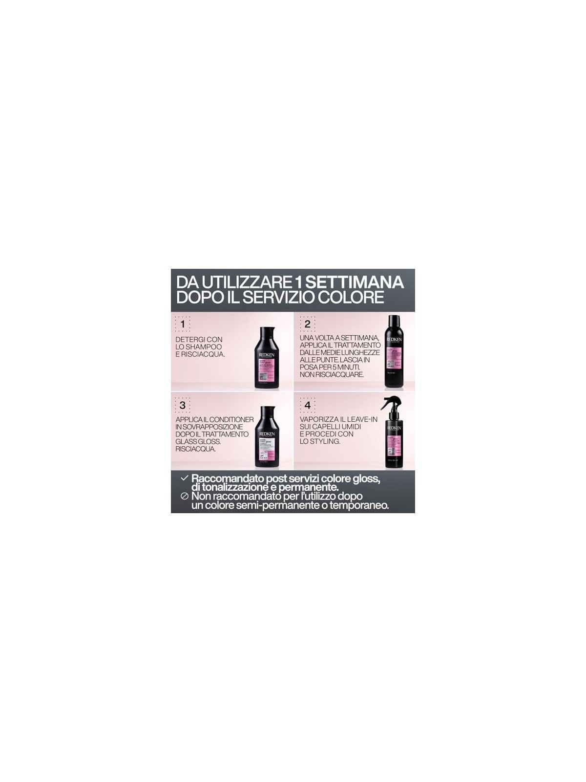 Shampoo Redken Colore Acido Lucido Delicato donna 300ml