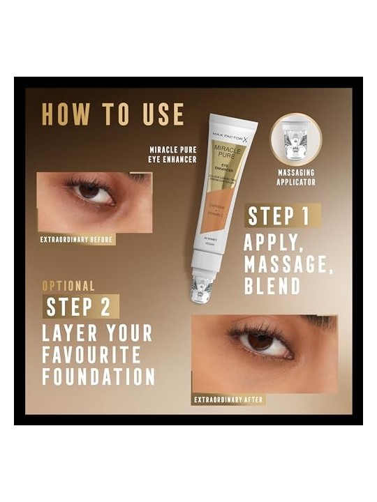 Max Factor Miracle Pure Enhancer per gli occhi 10 ml donna 02 Buff