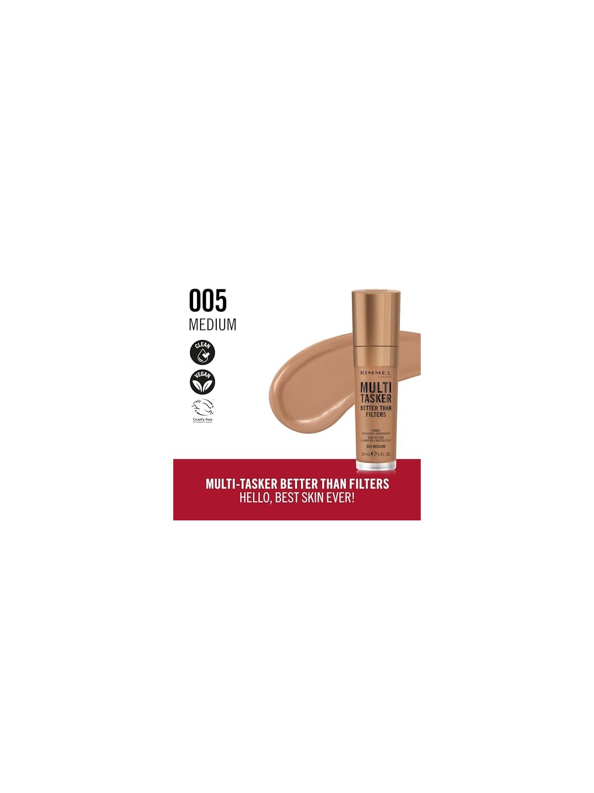 Rimmel Multi Tasker Meglio dei filtri 30 ml donna 005 Medium
