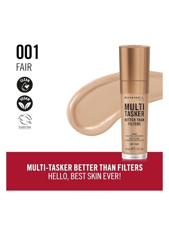 Rimmel Multi Tasker Meglio dei filtri 30 ml donna 001 Fair