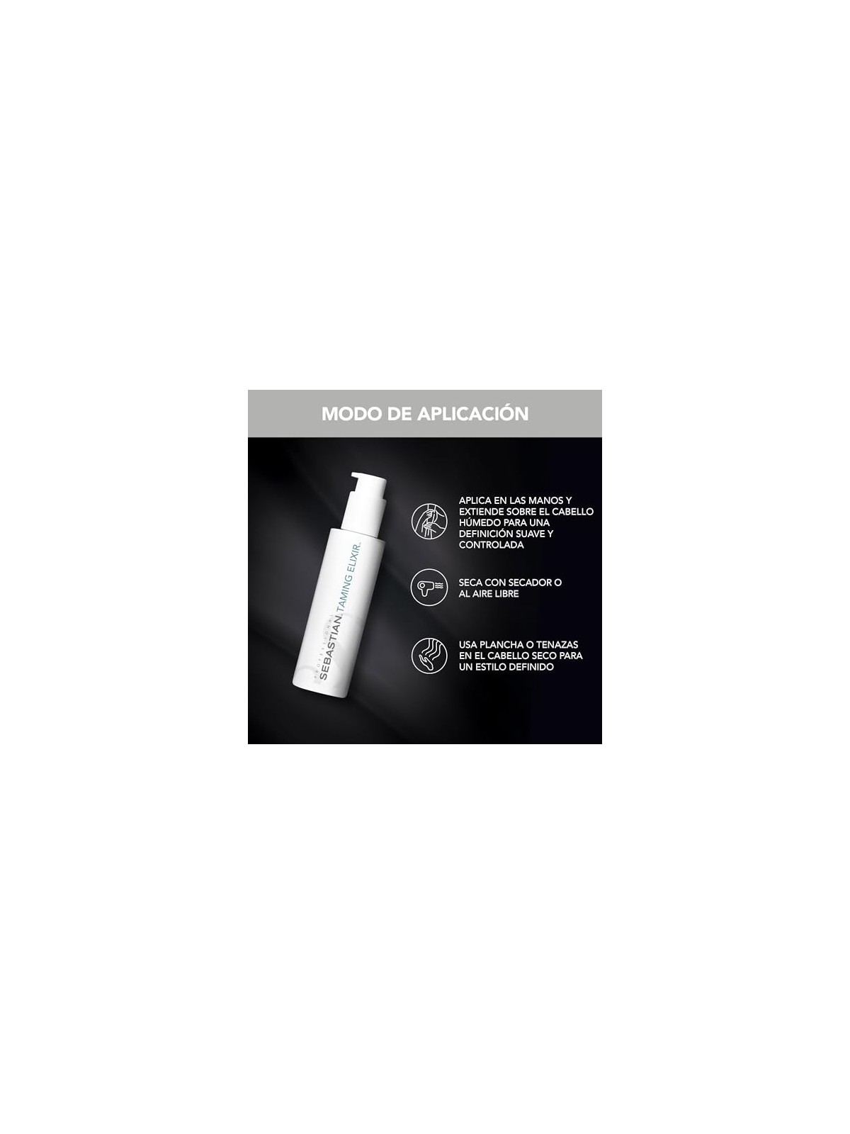 Sebastian Professional Taming Elixir Siero crema per lisciare i capelli donna 140ml