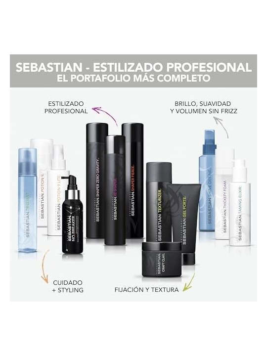 Sebastian Professional Taming Elixir Siero crema per lisciare i capelli donna 140ml