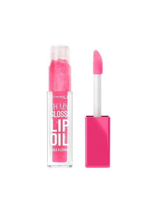 Rimmel Oh mio Gloss Lip Oil Olio labbra idratante 45 ml donna 003 Berry Pink