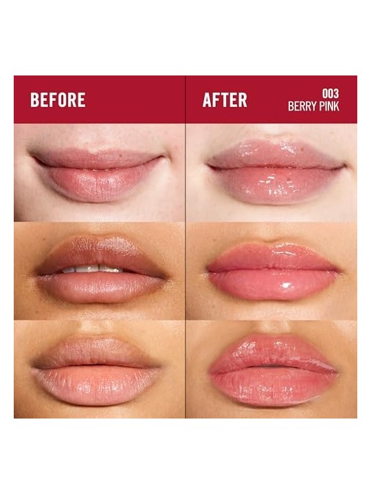Rimmel Oh mio Gloss Lip Oil Olio labbra idratante 45 ml donna 003 Berry Pink