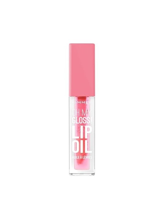 Rimmel Oh mio Gloss Lip Oil Olio labbra idratante 45 ml donna 001 Pink Flush
