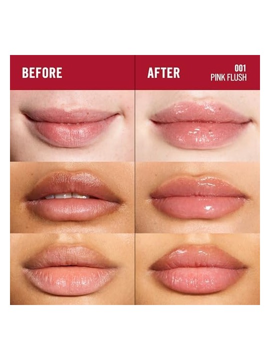 Rimmel Oh mio Gloss Lip Oil Olio labbra idratante 45 ml donna 001 Pink Flush