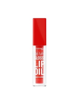 Rimmel Oh mio Gloss Lip Oil Olio labbra idratante 45 ml donna 004 Vivid Red