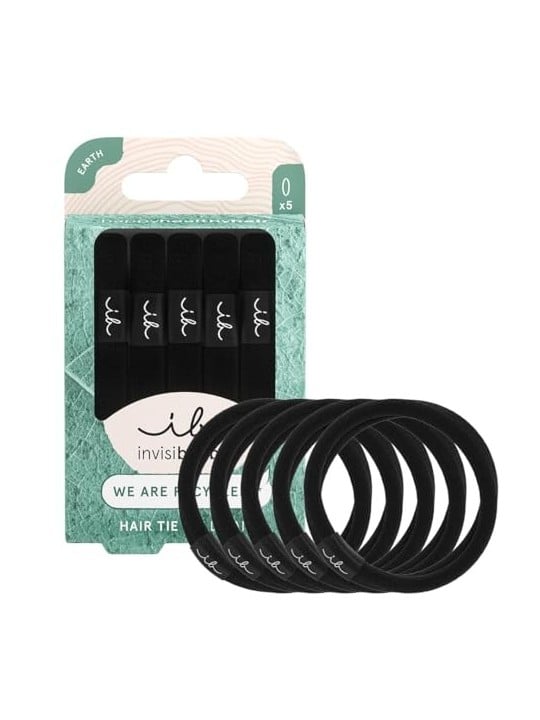 Elastico Per Capelli Nero Invisibobble 5 pz donna