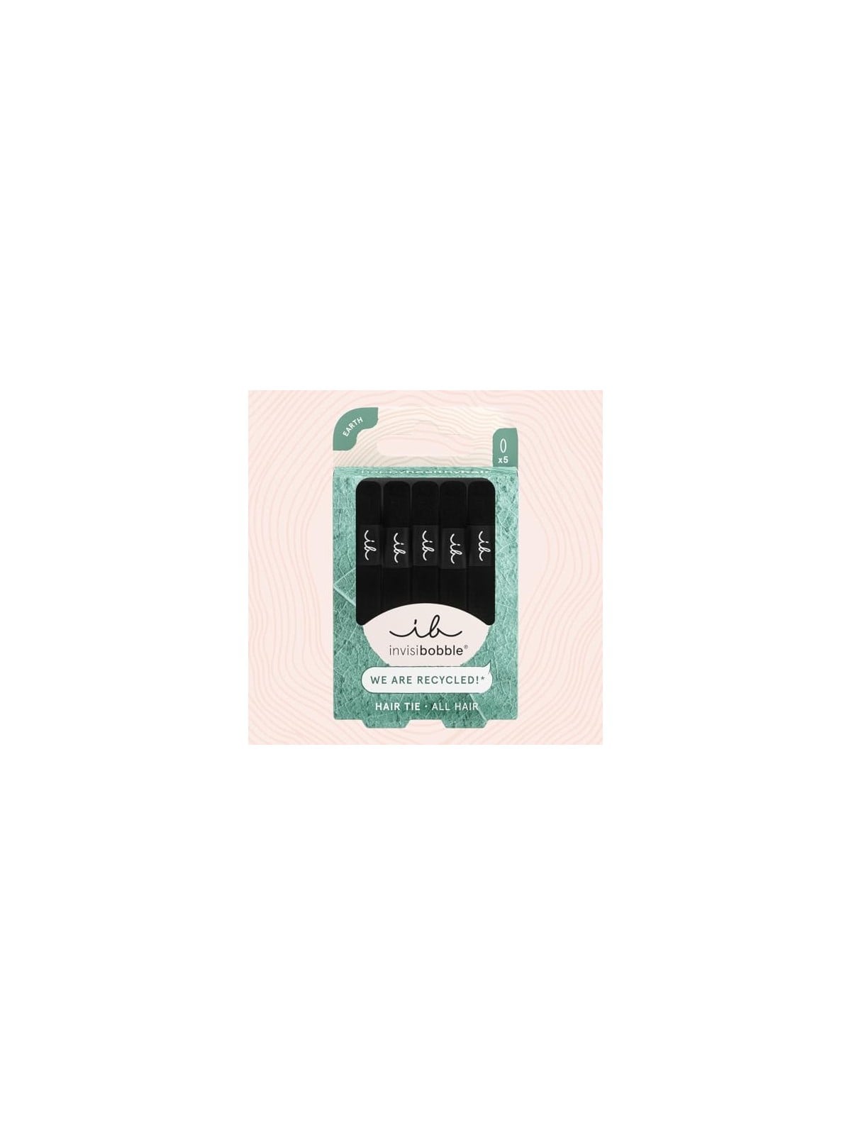 Elastico Per Capelli Nero Invisibobble 5 pz donna