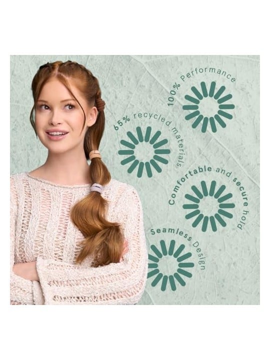 Elastico Per Capelli Nero Invisibobble 5 pz donna
