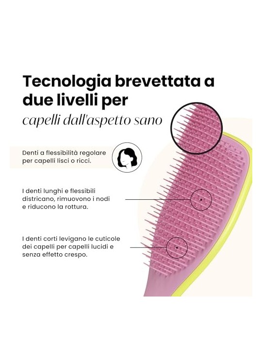 Tangle Teezer Il bocciolo di rosa ipergiallo districante definitivo donna