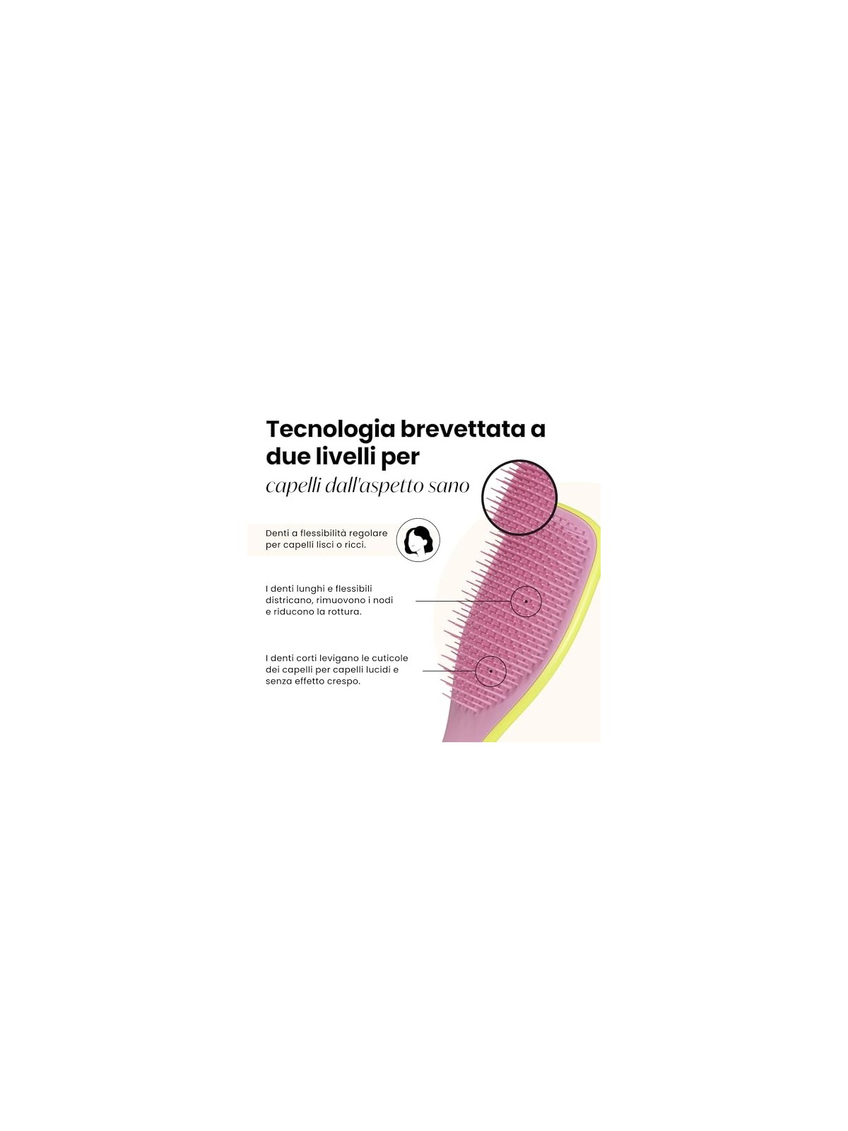Tangle Teezer Il bocciolo di rosa ipergiallo districante definitivo donna