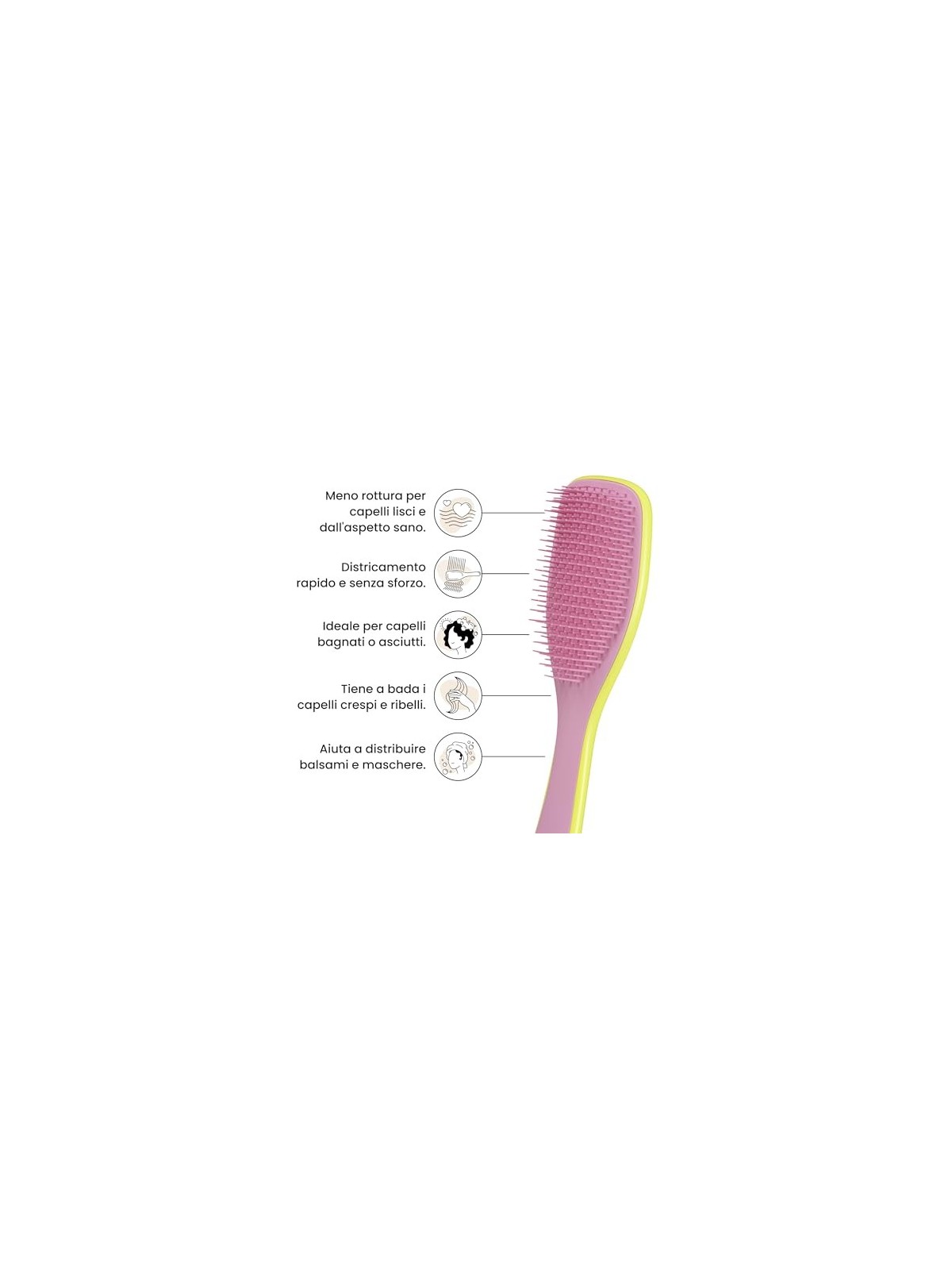Tangle Teezer Il bocciolo di rosa ipergiallo districante definitivo donna