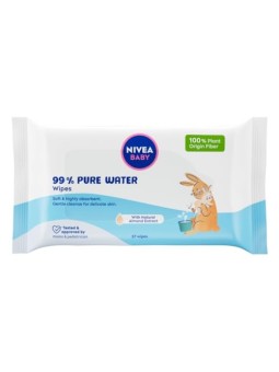 Nivea Salviette per neonati con acqua pura al 99 donna 57 unit