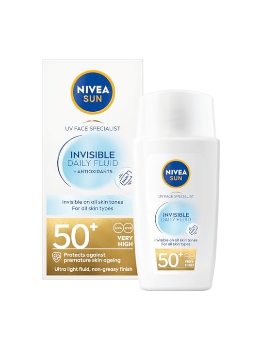 Nivea Specialist Invisible Daily Fluid SPF 50 Crema per la pelle unisex 40ml