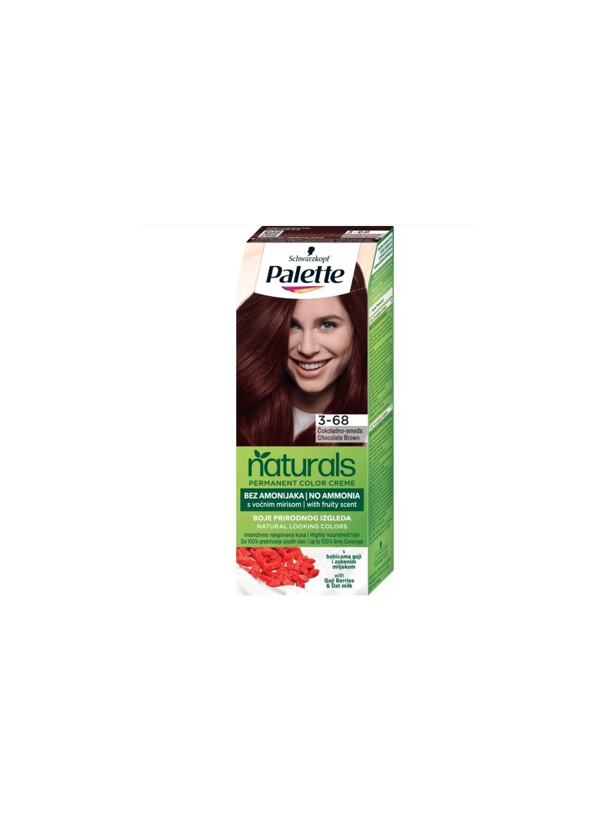 Tinta per capelli Palette Permanent Naturals Color Creme con Cloudberry e Argan 868 368 Marrone Cioccolato