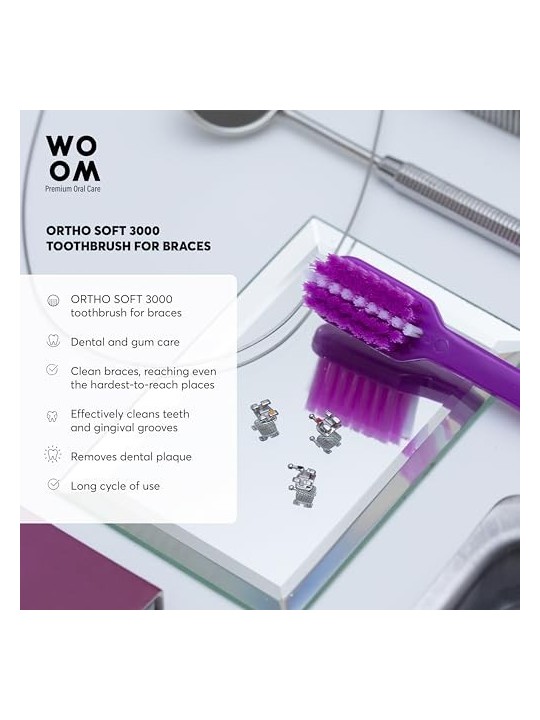 WOOM Ortho Soft 3000 spazzolino ortodontico